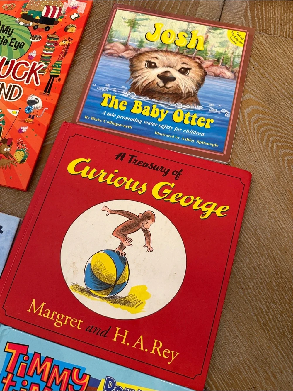 Children’s Picture Book Lot of 7 CURIOUS GEORGE Timmy Time Stories Bundle